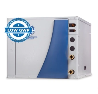 A WaterFurnace 5 Series 500R11 indoor split geothermal unit